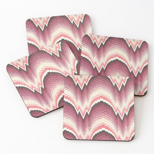 Item preview, Seventies Funky Needlepoint Pattern No.4 - Vintage Retro Pattern designed and sold by elevens.
