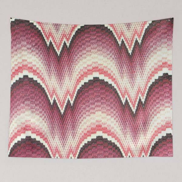 Item preview, Seventies Funky Needlepoint Pattern No.4 - Vintage Retro Pattern designed and sold by elevens.