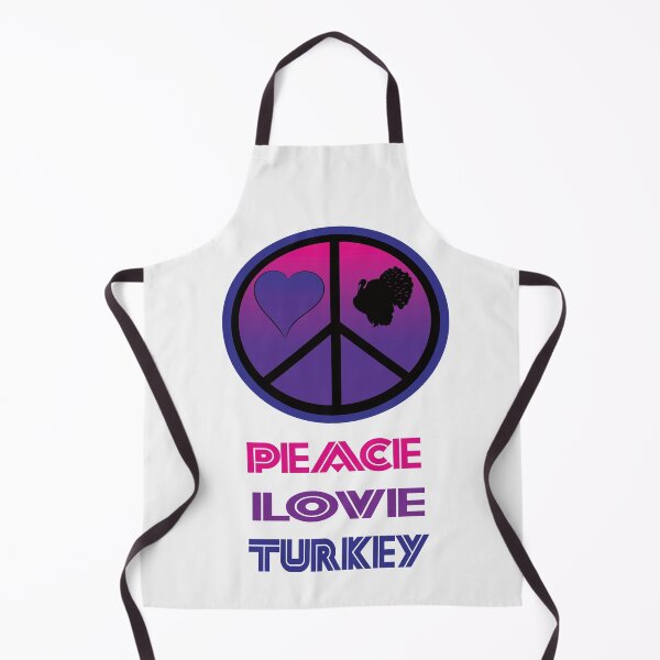 Item preview, Retro Peace, Love, Thanksgiving Turkey designed and sold by Healthy-Sarcasm.