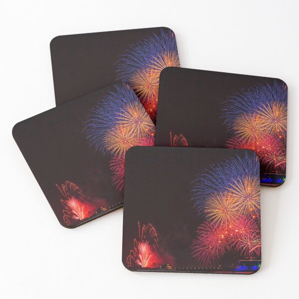 Item preview, Celebratory Fireworks Against The Dark Night Sky designed and sold by Mano Chandra Dhas.
