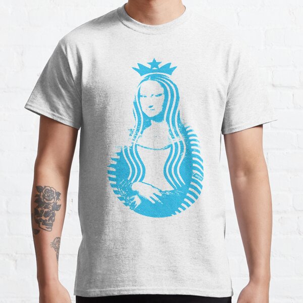 Mona Lisa Star | Cyan Classic T-Shirt