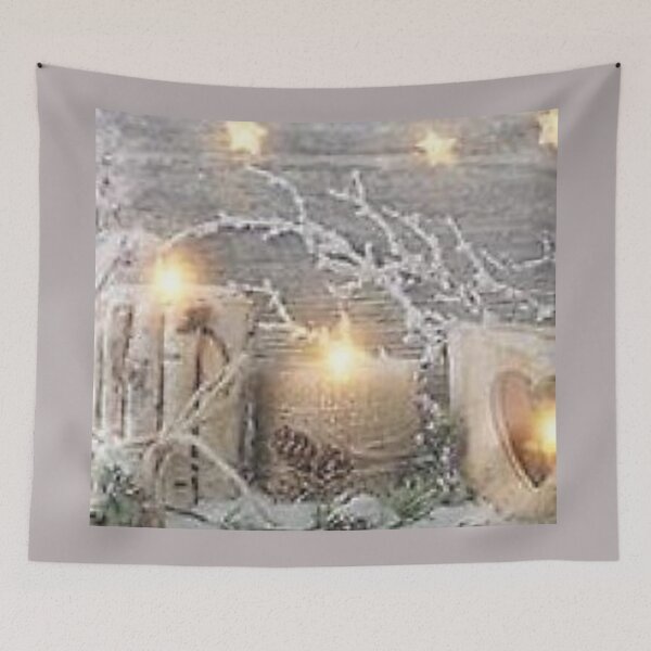 Artikelvorschau, Kerzenlicht-Dekorationen für die Feiertage. Drucken Sie auf Wohnkultur, Puzzles und Zubehör. entworfen und verkauft von lduke47.