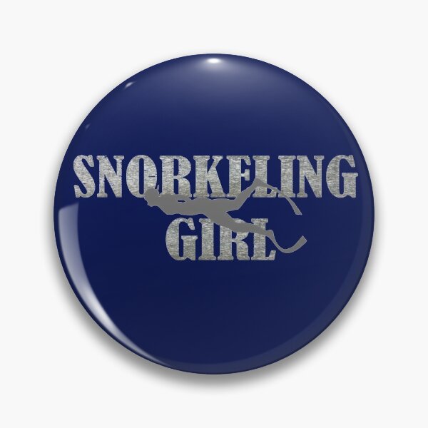 Item preview, Snorkeling Girl diving Vintage distressed silhouette designed and sold by loveoceanair.
