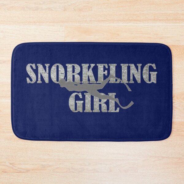 Item preview, Snorkeling Girl diving Vintage distressed silhouette designed and sold by loveoceanair.