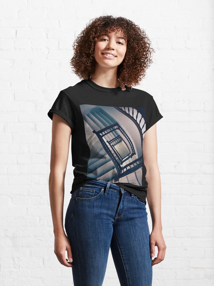 Alternate view of Swirling Stairs Classic T-Shirt