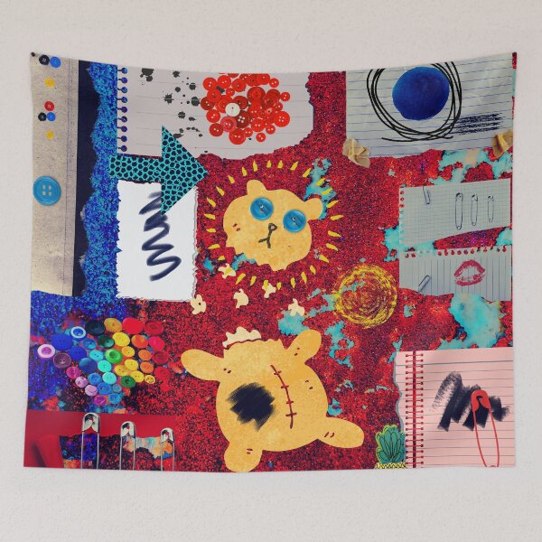 Item preview, Stuff is Messy ALL Over Art Poster designed and sold by Swooncake Press.