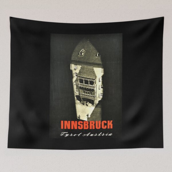 Aperçu de l'œuvre Innsbruck poster retro créée et vendue par CorasPosters.