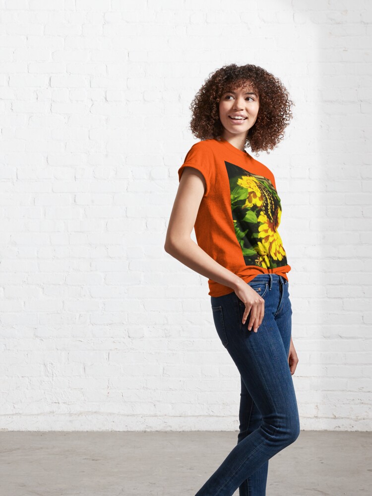 Alternate view of Yellow butterfly by Yannis Lobaina Classic T-Shirt