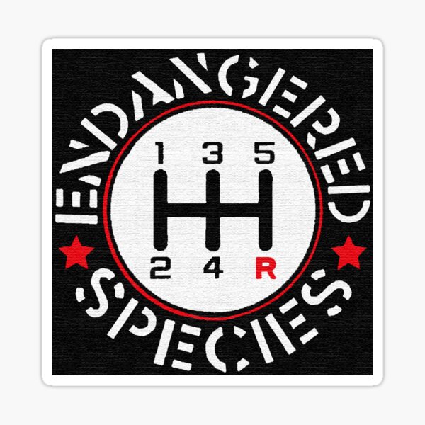 Item preview, Manual Gear Shift Endangered Species  designed and sold by 8675309.