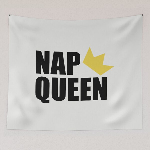 Item preview, Nap Queen - Dark Text designed and sold by LouiseFranksArt.