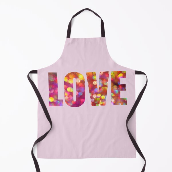 Item preview, LOVE text with Orange Pink Bokeh Background designed and sold by MyArt23.