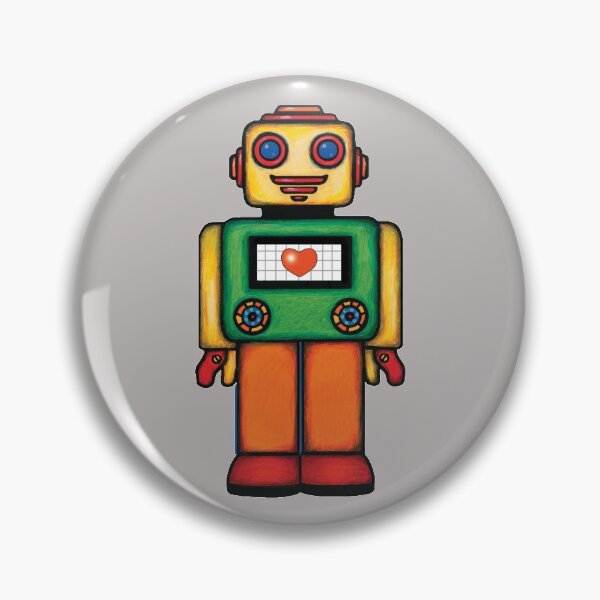 Item preview, Robot with a Heart designed and sold by Freddie Levin.