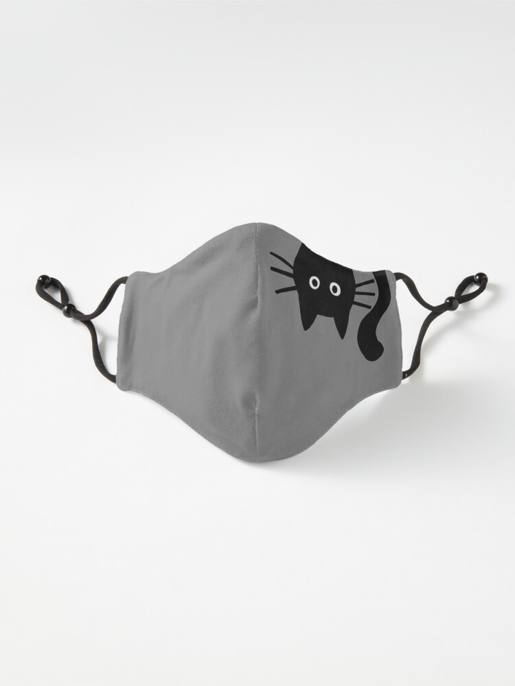 Alternate view of Funny Black Cat Mask