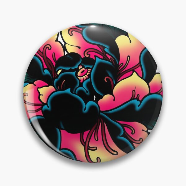 Item preview, Black peonie designed and sold by solbibes.