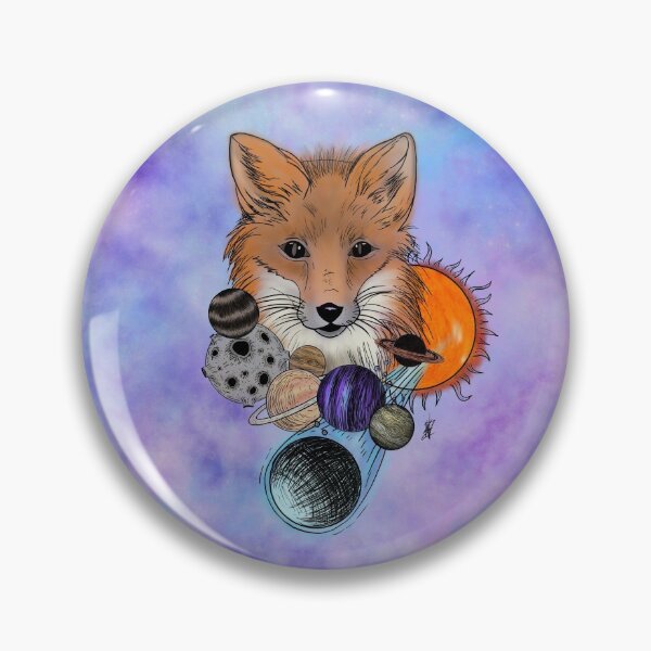 Item preview, Cosmic Fox designed and sold by WildElfDesigns.