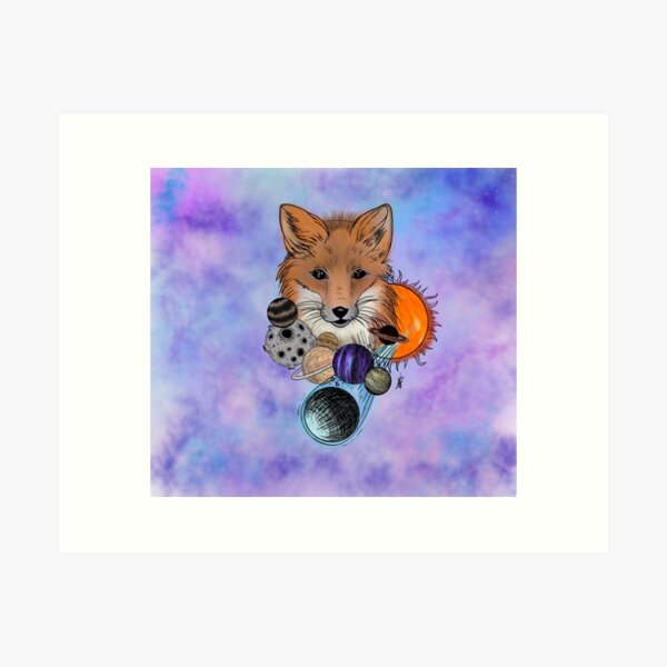 Cosmic Fox Art Print
