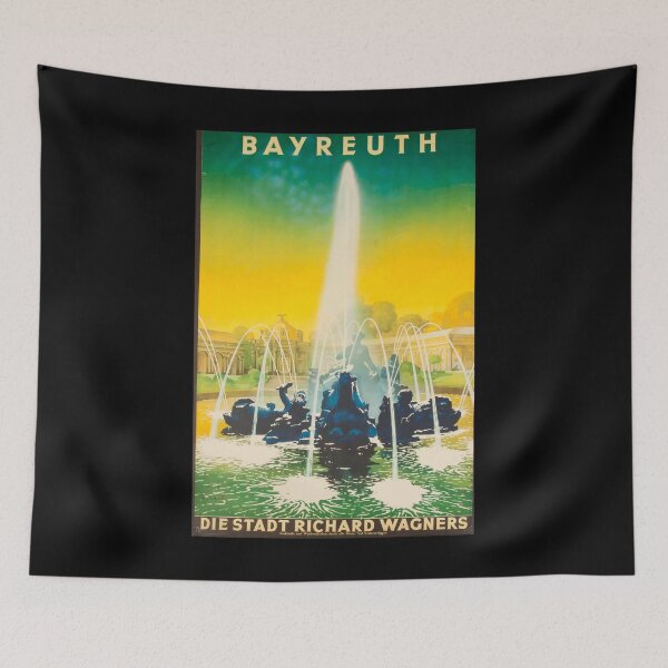 Item preview, Bayreuth retro poster designed and sold by CorasPosters.