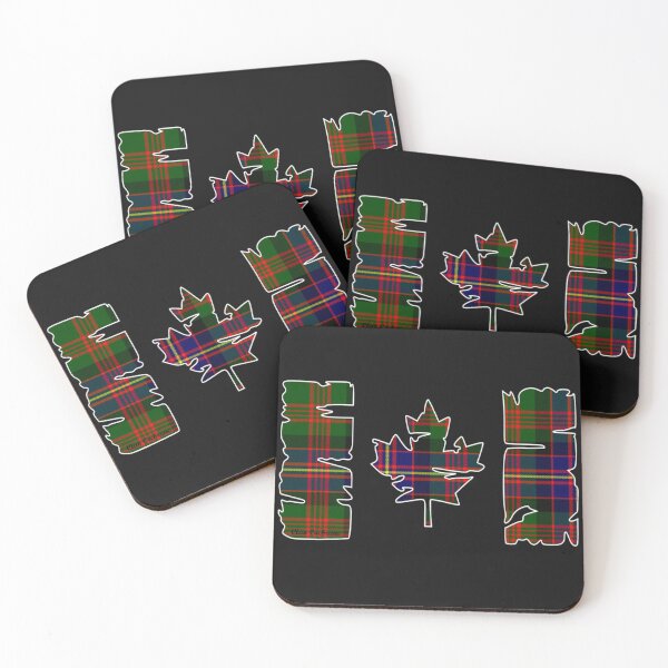 Item preview, Clan Cochrane Canadian Flag Tartan designed and sold by BagTown Clans.