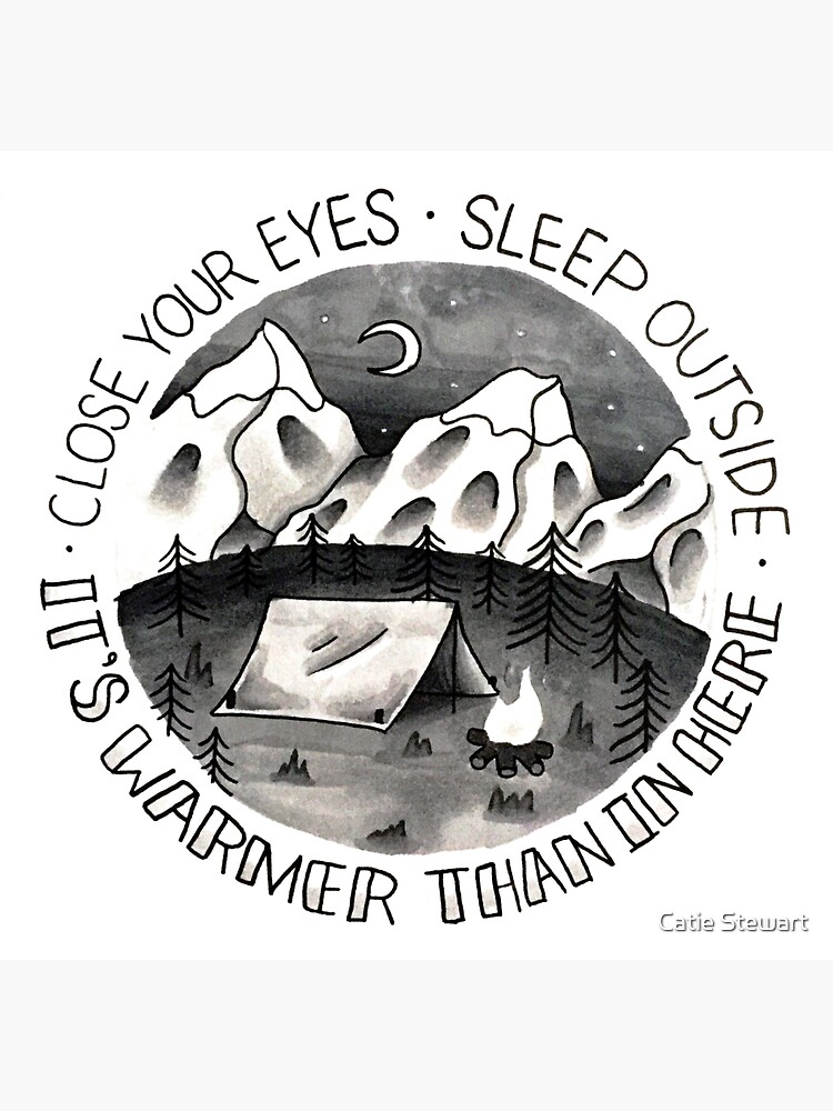 "Crickets Throw Their Voice" Sticker for Sale by catiestewart Redbubble