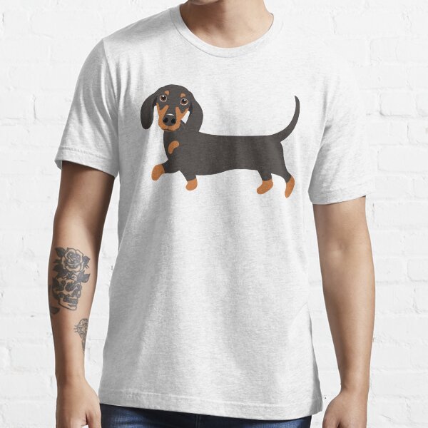 sausage dog t shirt mens