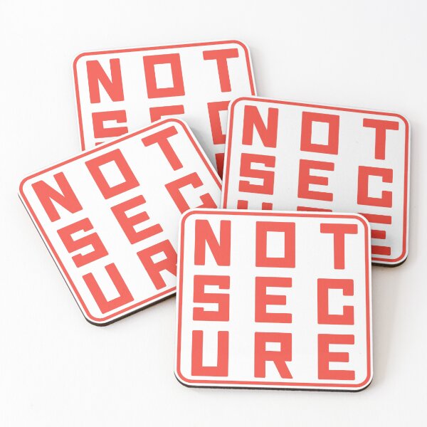 Item preview, Not Secure designed and sold by Mapache Salvage.