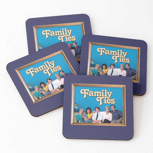 Item preview, Family Ties 80s classic TV Series Logo and framed Keaton family photo designed and sold by Girty.