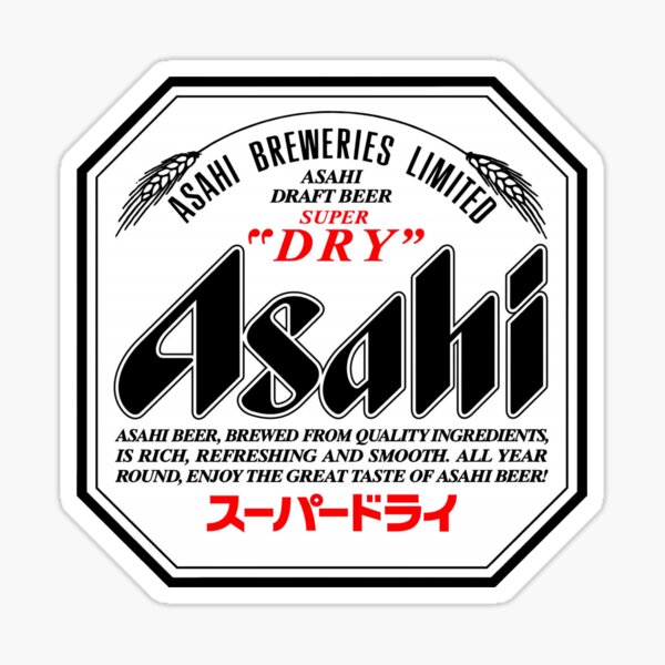 Asahi Super Dry logo Sticker