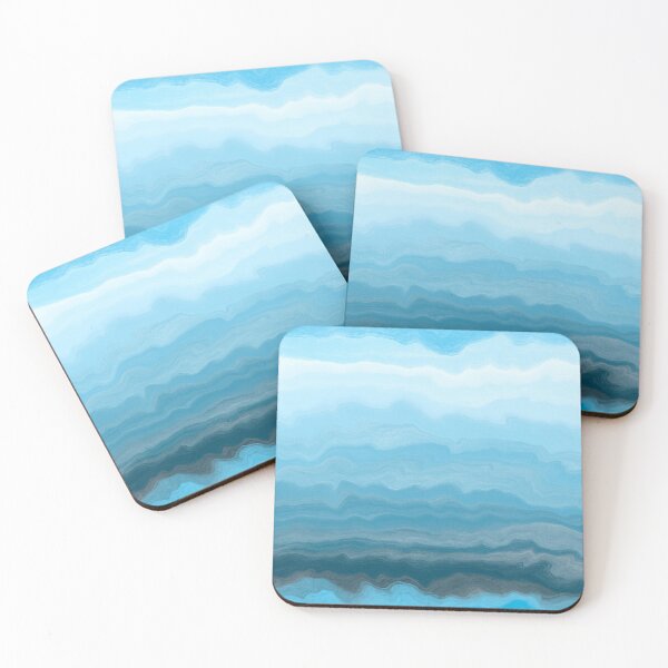 Item preview, Misty Mountain Blue Marble Pattern designed and sold by Squarebird.