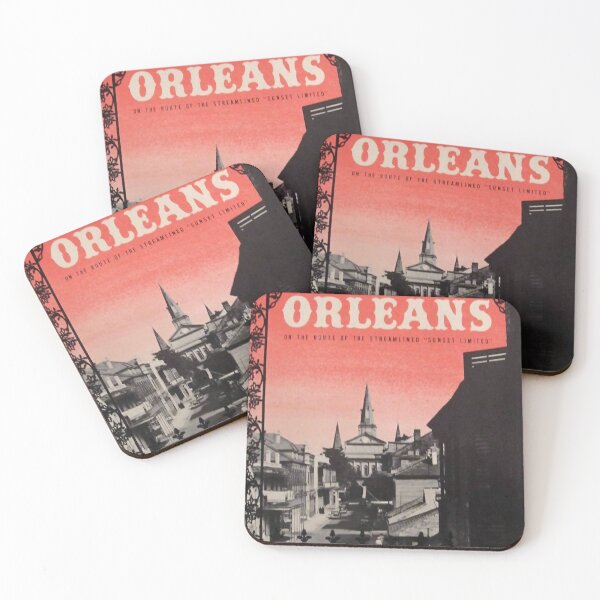 Item preview, New Orelans retro poster designed and sold by CorasPosters.