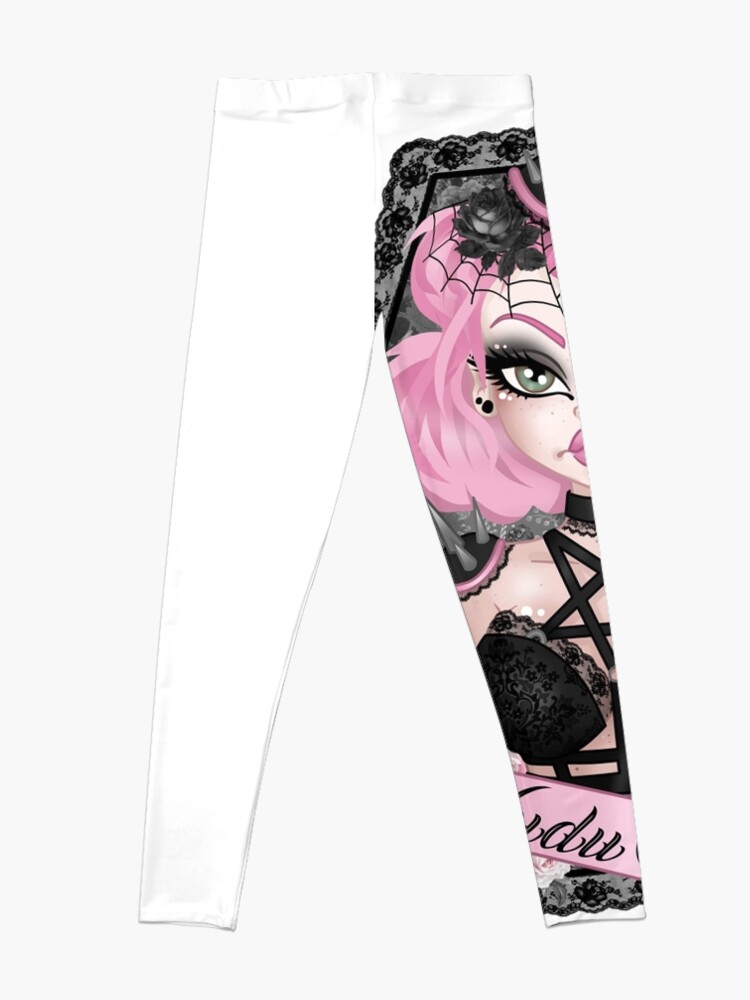 "Vudu Doll logo1" Leggings by VuduDoll Redbubble