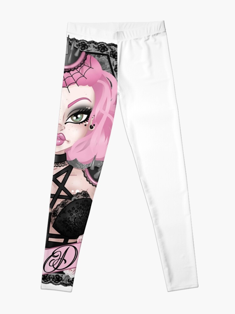 "Vudu Doll logo1" Leggings by VuduDoll Redbubble