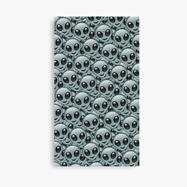 Alien Emoji Canvas Prints for Sale | Redbubble Alien Emoji Canvas Prints for Sale | Redbubble