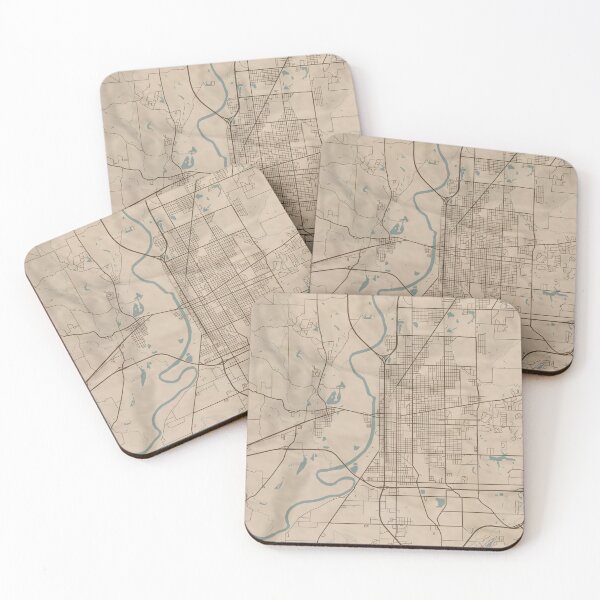 Item preview, Terre Haute Sepia Map designed and sold by CPTVDesign.