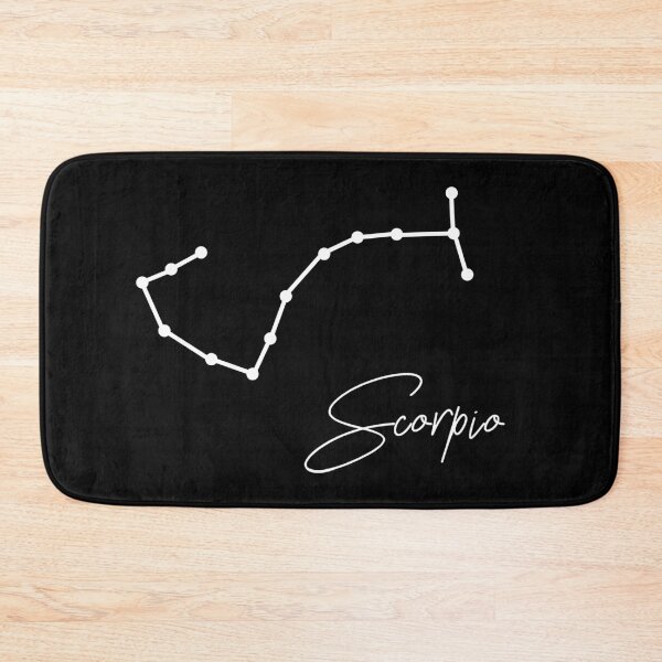 Item preview, Scorpio Zodiac Sign in Black and White designed and sold by tinyteacups.