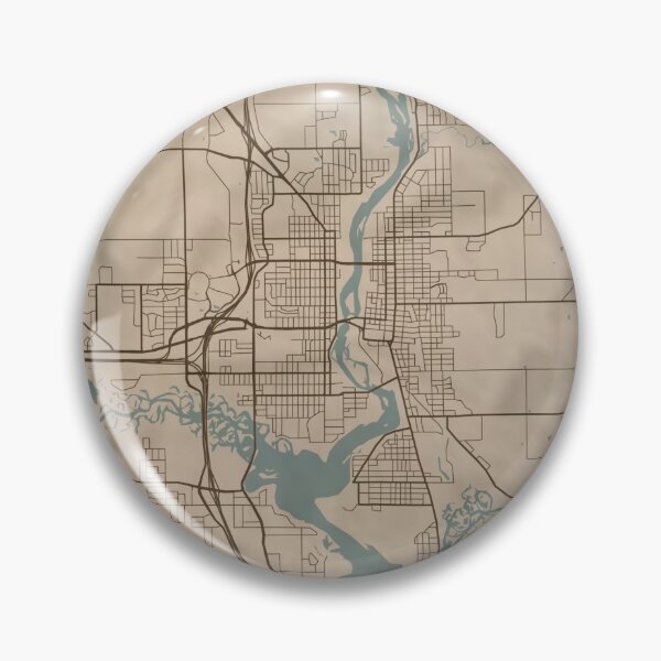 Item preview, Wausau Sepia Map designed and sold by CPTVDesign.