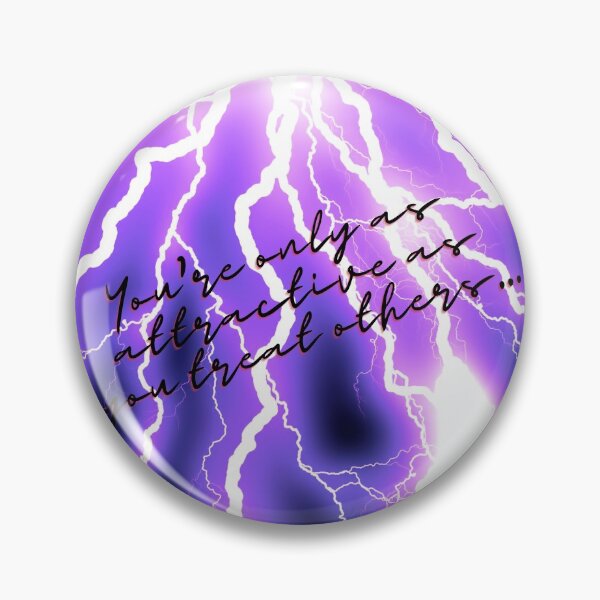 Item preview,  Attractive Quote with Purple Lightning designed and sold by TorieWear.