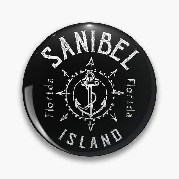 Item preview, Sanibel Island Florida, FL Nautical Compass Rose, Beach, Sailing Sailboat Boat Anchor Souvenir designed and sold by ArtByBollwitt.
