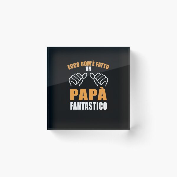 Item preview, Ecco com'è fatto un papà fantastico designed and sold by Camelot71.