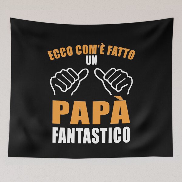 Item preview, Ecco com'è fatto un papà fantastico designed and sold by Camelot71.