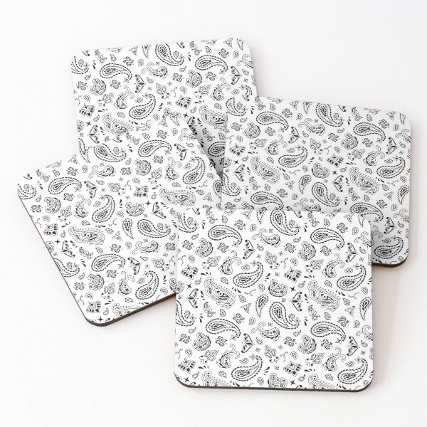 Item preview, White Bandana Pattern designed and sold by GutsyShop.