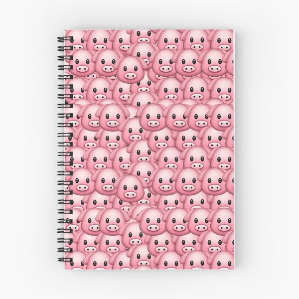 Item preview, Pig Emoji Pattern designed and sold by Rad Merch.