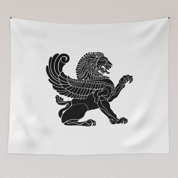 Item preview, Persian Winged Lion designed and sold by ArtEntwined.