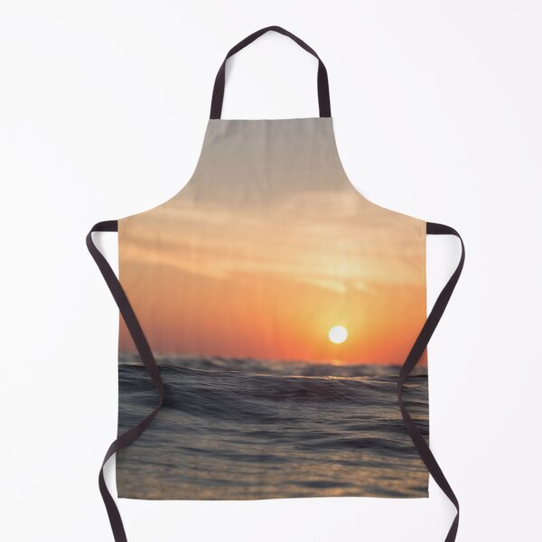 Item preview, Orange Ocean Sunset Sunrise, ocean water, waves, seaside, beach, sea, beautiful, nature, surf designed and sold by ChestnutAlley.
