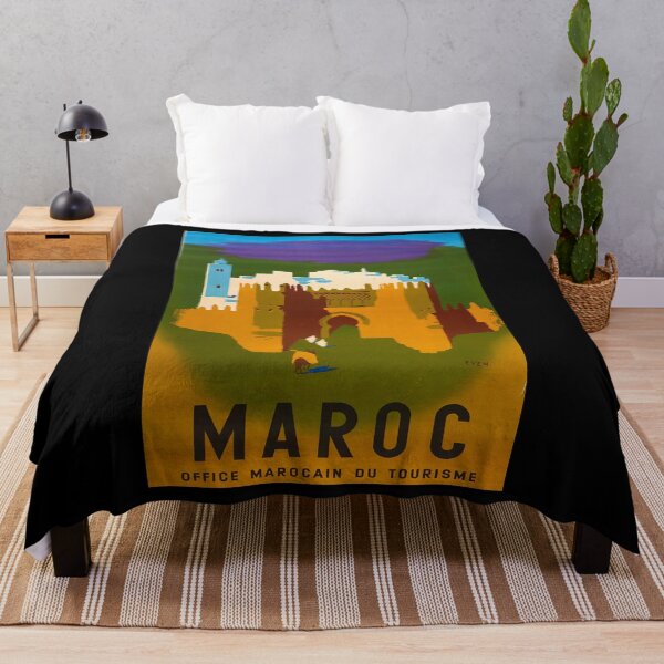 Item preview, Maroc retro poster designed and sold by CorasPosters.