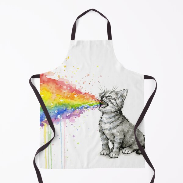 Item preview, Kitten Puking Rainbow designed and sold by Olga Shvartsur.