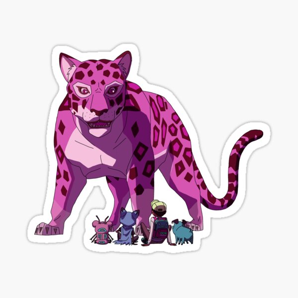 Item preview, Mega Jaguar Kipo - Kipo And The Age Of Wonderbeasts designed and sold by SedgeWren.