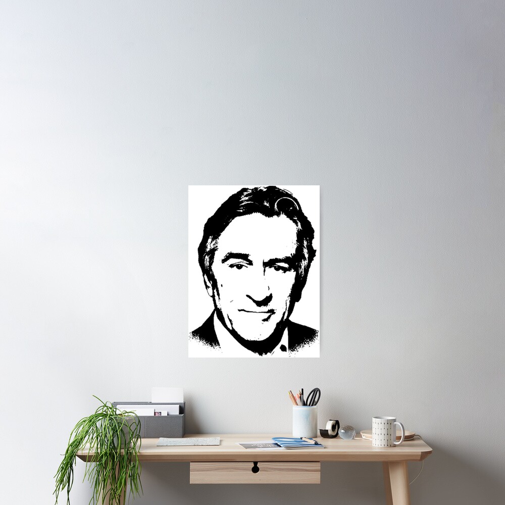 "Robert De Niro Pop Art Portrait" Poster By NormaRitchie | Redbubble