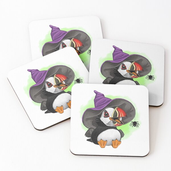 Item preview, Little Puffin Witch designed and sold by Renee LeCompte.