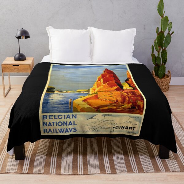 Item preview, Dinant retro poster designed and sold by CorasPosters.