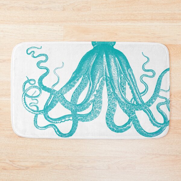 Item preview, Giant Octopus Graphic Shirts Squid Sea Life Vintage Linocut  designed and sold by TeeStoress.